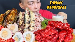 Tuyo,Talong,Itlog Maalat,Tusino plus Kape  Mukbang Asmr | Pinoy Almusal Mukbang Philippines