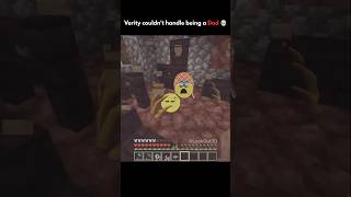 Verity couldn't handle being a dad 💀 #minecraft #shorts #horror