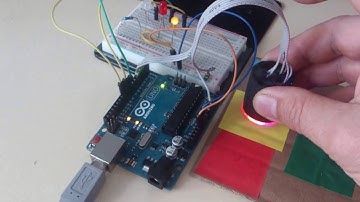 Arduino LED Color Sensor using "RGB"+LDR