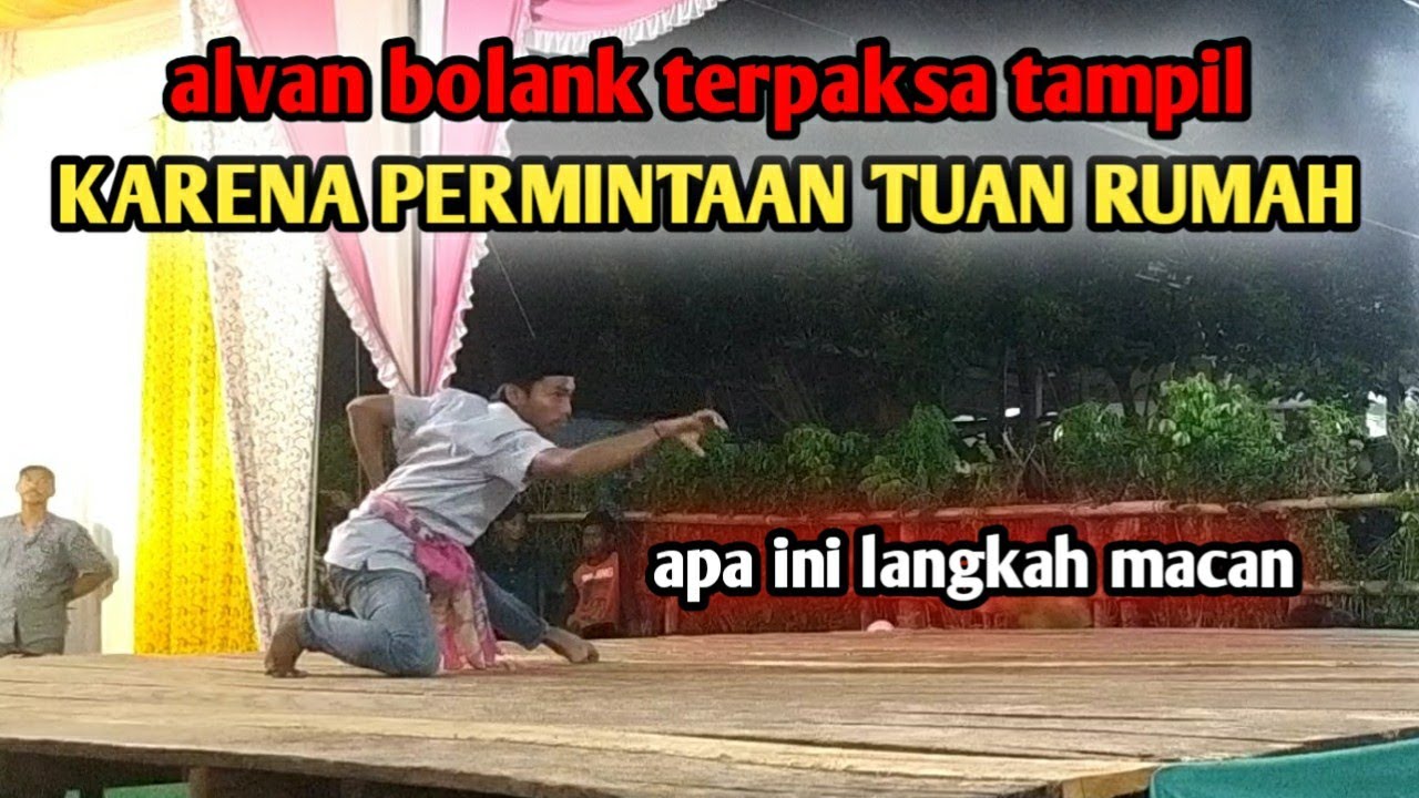 alvan bolank tampil di pernikahan mantan || manten tradisi adat madura