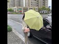 OOJD 自帶防水套雨傘 長柄晴雨兩用傘 16骨大號抗風加厚直桿傘 product youtube thumbnail