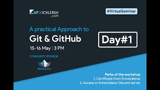 Git & GitHub workshop [Hindi]  - Day#1 | EntwicklersX