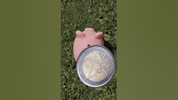 Euro Coin Loop!#infinite #loop #euro#money #coin#piggybank#macro#relax#satisfying#discover