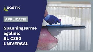 Binnenvloer Egalisatie Met Sl C350 Universal Applicatie Bostik Benelux