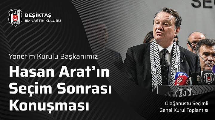 Başkanımız Hasan Arat'ın Olağanüstü Seçimli Genel Kurul Toplantısı Sonrası Konuşması #Beşiktaş