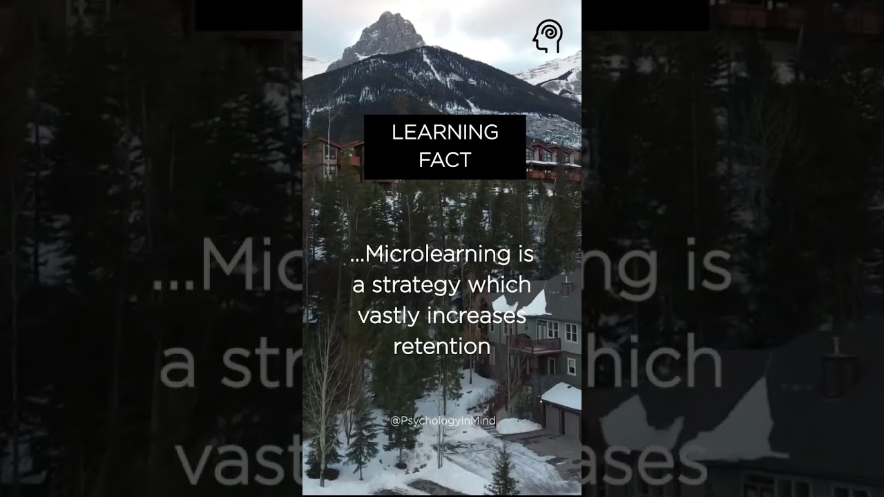 Microlearning: short, digestible sessions repeated. Do you agree? 🧠 