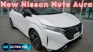 2024 NISSAN NOTE AURA G FOUR leather edition White - 日産新型ノートオーラ 2024年モデル - New Nissan Aura 2024