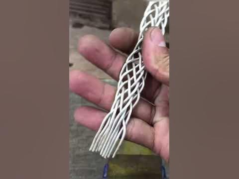 9 wire braiding technique - YouTube