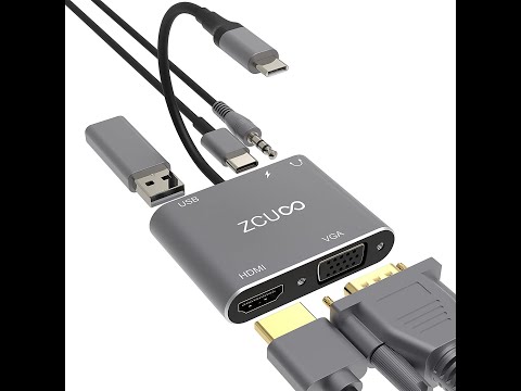 Gadgets spot & USB C TO 4K HDMI VGA ADAPTER #Shorts