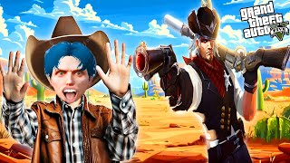 သေနတ်ဘုရင် Clint ကို သေနတ်ပြိုင်ပစ်ဖို့စိန်ခေါ်ခဲ့တယ်/ Mobile Legends heroes in GTA V