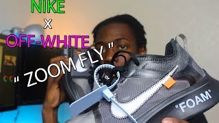 Off-White Nike Zoom Fly Un-Boxingon-Feet