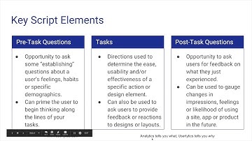 Designing A Test Script｜Userlytics Webinar