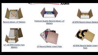 Record Album Packaging - LP and 45 RPM Packaging
