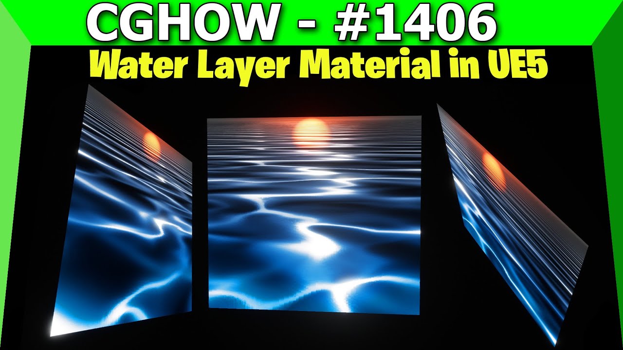 Water Layer Material in UE5 Tutorial Download Files YouTube
