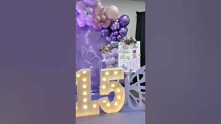 butterfly theme decoration || butterfly birthday decor #butterfly #birthday #decoration #shorts