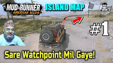 Spintires: MudRunner Island Map Fully Explored with Hummer 6x6 - Part 1