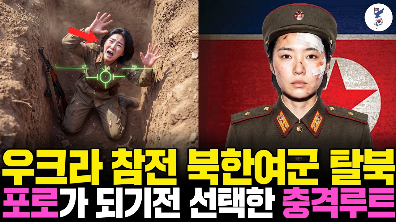 우크라 참전 북한여군 탈북, 포로가 되기전 선택한 충격루트ㅣ탈북감동사연