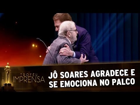 Troféu Imprensa 2017 - Jô Soares chora e agradece Silvio Santos