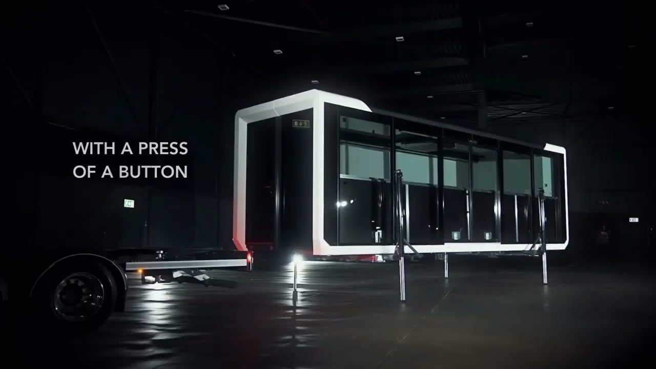 Pod Studio, une incroyable Tiny House qui triple sa surface en moins de 15 minutes