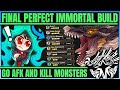 Final Immortal Build - Kill Monsters While Truly AFK + NEVER Cart - Monster Hunter World Iceborne!