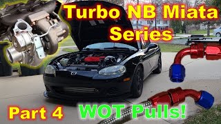 Turbo NB Miata Install Part 4 - Wide Open Throttle Pulls, Reliability by Enigma Engineering 1,632 views 10 months ago 7 minutes, 21 seconds