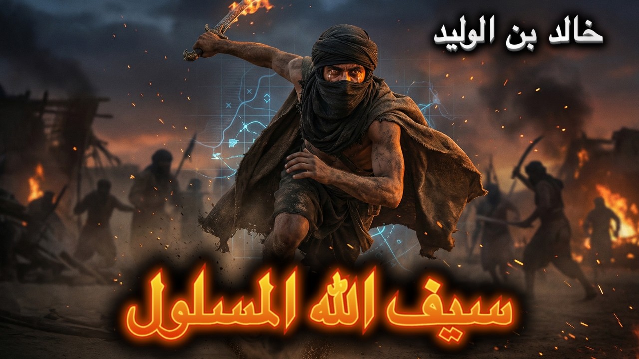 سيف الله المسلول: القائد الذي لم يُهزم في 100 معركة وكسر 9 سيوف!