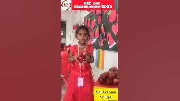KG-Red day celebration - 2022 | RR International School CBSE  #redday #kgkids #learn #color #red