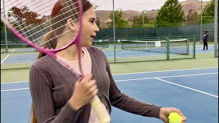 My New Resolution | To Play Tennis - Karolina Protsenko