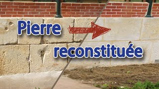 Restauration et reconstitution des pierres de taille en pierre artificielle.