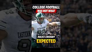 Maxx Crosby says College Football was nothing like Texas High School Football 🤠