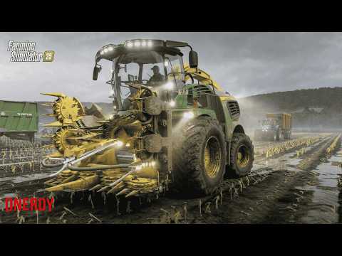 EXTREME muddy SILAGE | JOHN DEERE 9700i | No DLSS5 [ FS25 ReShade Gameplay ] 