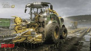 EXTREME muddy SILAGE | JOHN DEERE 9700i | No DLSS5 [ FS25 ReShade Gameplay ] 