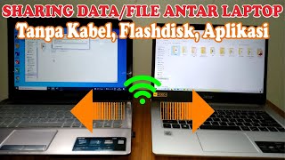 SHARING FOLDER/FILE/DATA ANTAR LAPTOP DENGAN WIFI - Share Files Between Two Computers Using WiFi screenshot 1