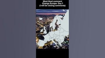 Most liked comment changes Europe Day 1 #Europe #Geography #maps #mapping #shorts