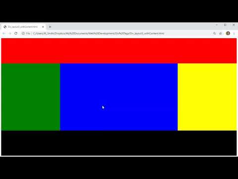 Div Tags with Content