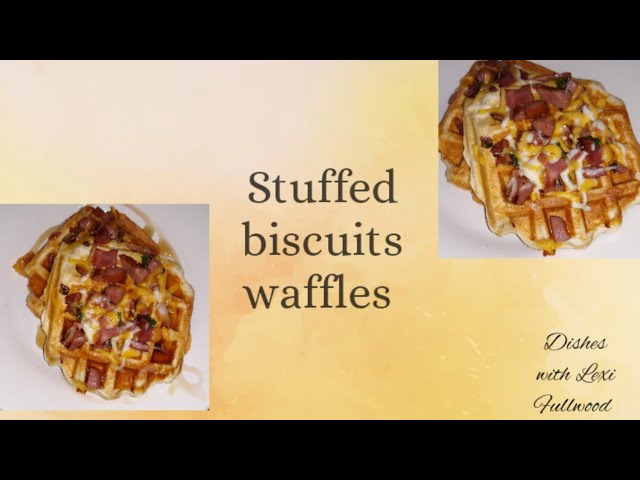 Stuffed Waffles (Made With Biscuits)