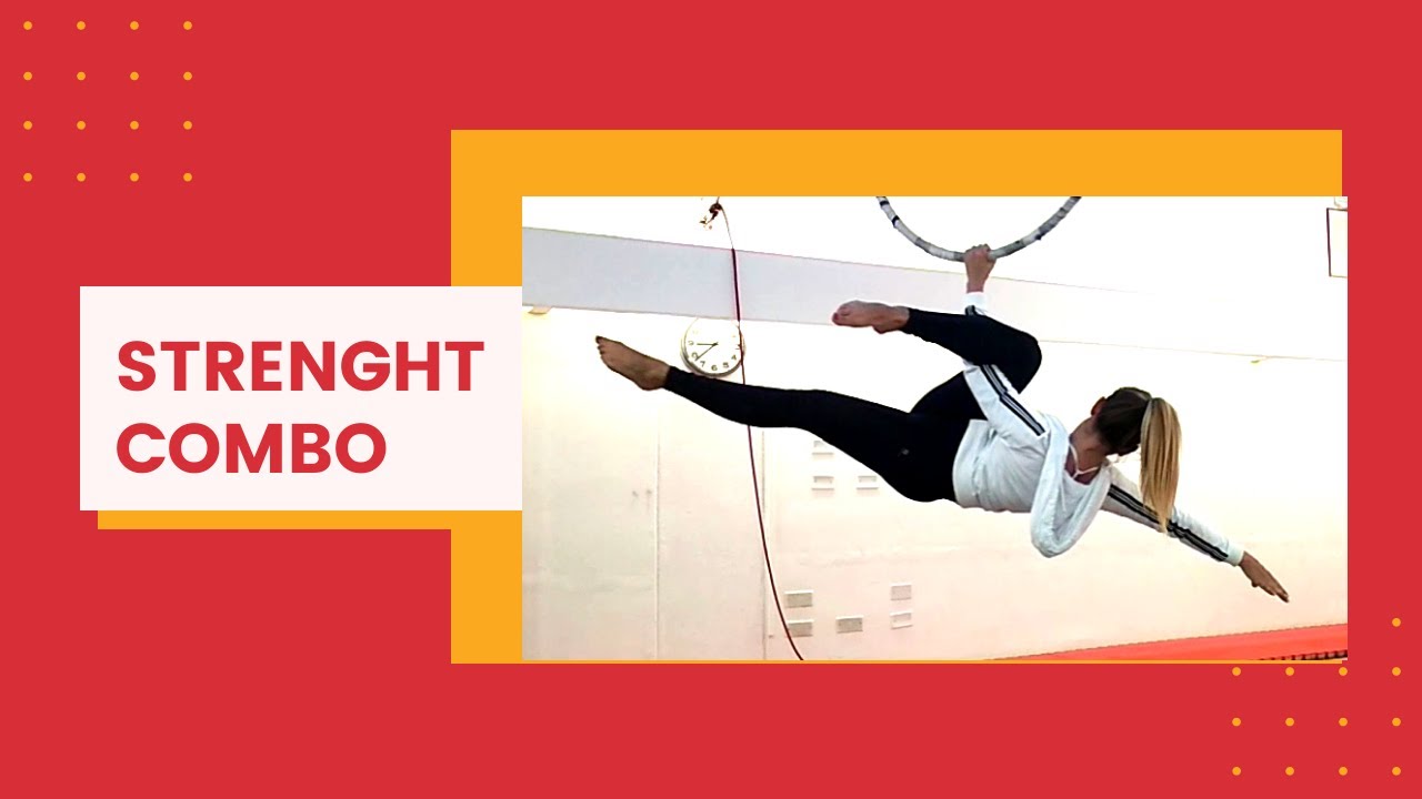 Strenght Combo | CERCHIO AEREO | Aerialhoop tutorial | Flywithoop