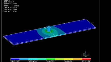 Friction stir welding simulation