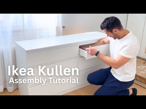 KULLEN IKEA 6 DRAWERS UNBOXING & TUTORIAL - YouTube