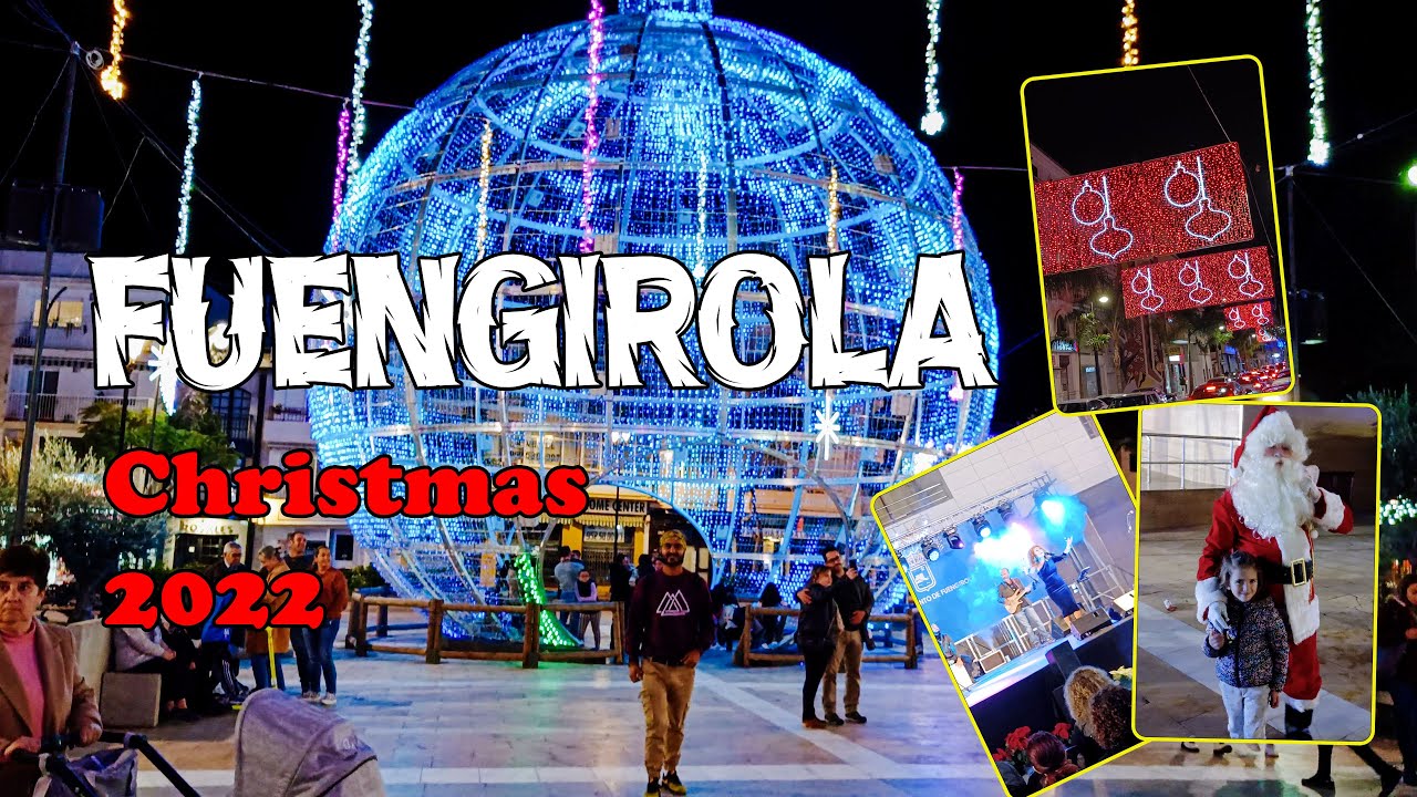 Fuengirola during Christmas 2022 Christmas Light Show en Ayuntamiento