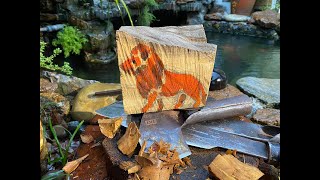ASMR Wood Carving | Crafting a Fluid Contemporary Sculpture (No Talking)