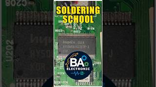 Soldering School #solderingtips #problemfix #smdsoldering #repair #repairtutorial