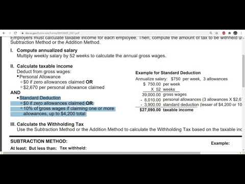 2021 Payroll in Excel- South Carolina Withholding Edition