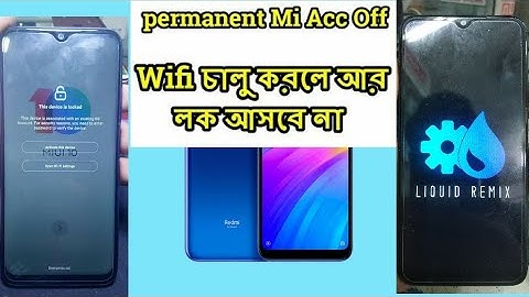 Redmi 7 Onclite Mi Account 9.0 Permanent Remove Solution