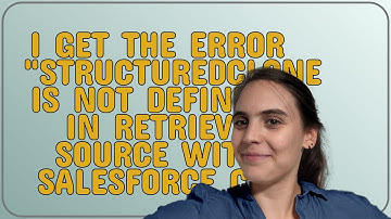 Salesforce: I get the error "structuredClone is not defined" in retrieve source with salesforce cli