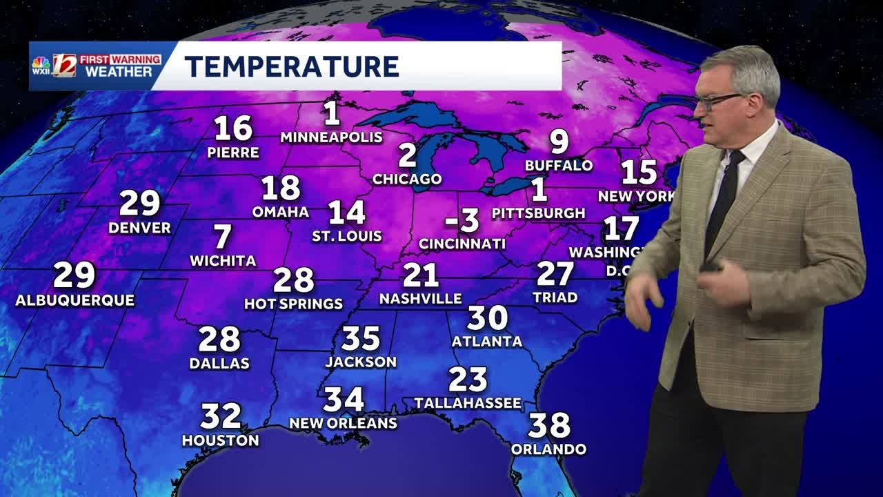 Below normal temperatures linger, watching the weekend for next snow ...