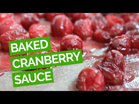 Baked Cranberry Sauce Recipe (with Grand Marnier)