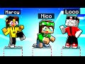 SOPRAVVIVI nel MONDO INVISIBILE su UN PILASTRO DI BEDROCK su MINECRAFT!