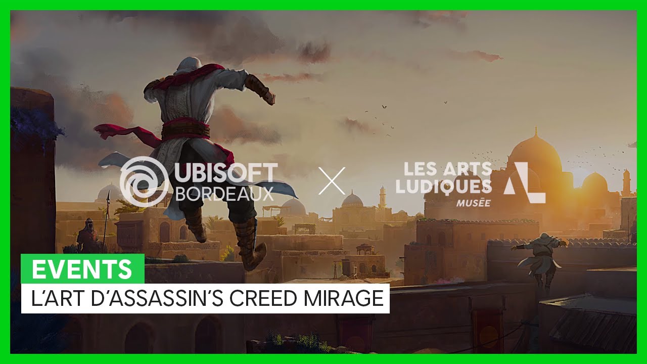 watch video: The “Art of Assassin’s Creed Mirage” exhibition will be held at Cour Mably in Bordeaux from October 4 to 12