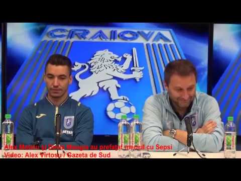 Conferinţa „U“ Craiova pt meciul cu Sepsi (video: Alex Vîrtosu)